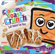 Load image into Gallery viewer, Cinnamon Toast Crunch Soft Baked Oat Bars, Snack Bars, 6 ct, 5.76 oz

