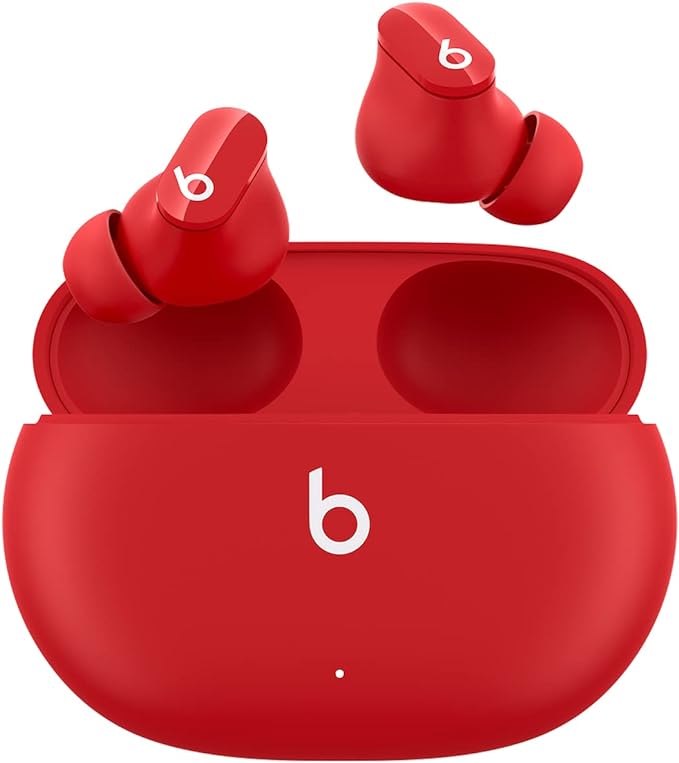 Beats Studio Buds – True Wireless Noise Cancelling Earbuds – Compatible with Apple & Android, Built-in Microphone, IPX4 Rating, Sweat Resistant Earphones, Class 1 Bluetooth Headphones Red