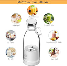 Load image into Gallery viewer, Roll over image to zoom in        2 VIDEOS OTPEIR Personal Size Blender, Portable Blender, Battery Powered USB Blender (White)
