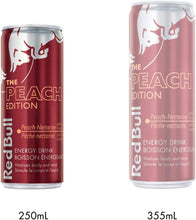 Load image into Gallery viewer, Red Bull Energy Drink, Peach-Nectarine, 250ml (24 Pack)
