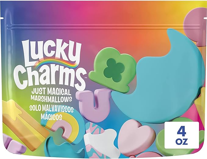 Lucky Charms Limited Edition Just Magical Marshmallows Resealable Pouch 4oz 113g