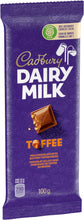 Load image into Gallery viewer, Cadbury Dairy Milk, Toffee, Milk Chocolate With Buttery Toffee Pieces, Chocolate Bar, 100 g
