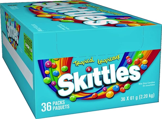 Skittles Tropical, 61gm, 36 Count
