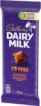 Load image into Gallery viewer, Cadbury Dairy Milk, Toffee, Milk Chocolate With Buttery Toffee Pieces, Chocolate Bar, 100 g
