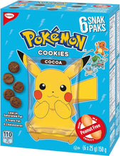 Load image into Gallery viewer, Christie, Pokemon Cocoa Snack packs, Made in a Peanut-Free Facility, Individually Wrapped, School Snacks, 150 g
