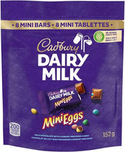 Load image into Gallery viewer, Cadbury Dairy Milk, Mini Eggs, Easter Chocolatey Candy Bars, Individually Wrapped, 152 g
