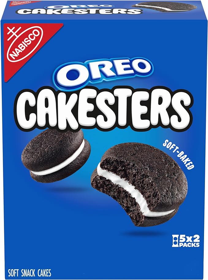 Oreo Cakesters Soft Snack Cakes, 5 Count Pack