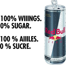 Load image into Gallery viewer, Red Bull Energy Drink, Zero, 250ml (24 pack)
