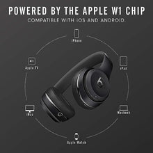 Load image into Gallery viewer, Beats Solo3 Wireless On-Ear Headphones - Apple W1 Headphone Chip, Class 1 Bluetooth, 40 Hours of Listening Time, Built-in Microphone - Black (Latest Model)
