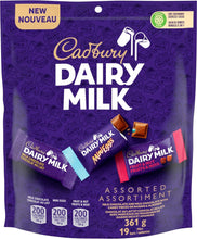 Load image into Gallery viewer, Cadbury Dairy Milk, Assorted Chocolate Bars, Valentines Day Chocolate, 361 g

