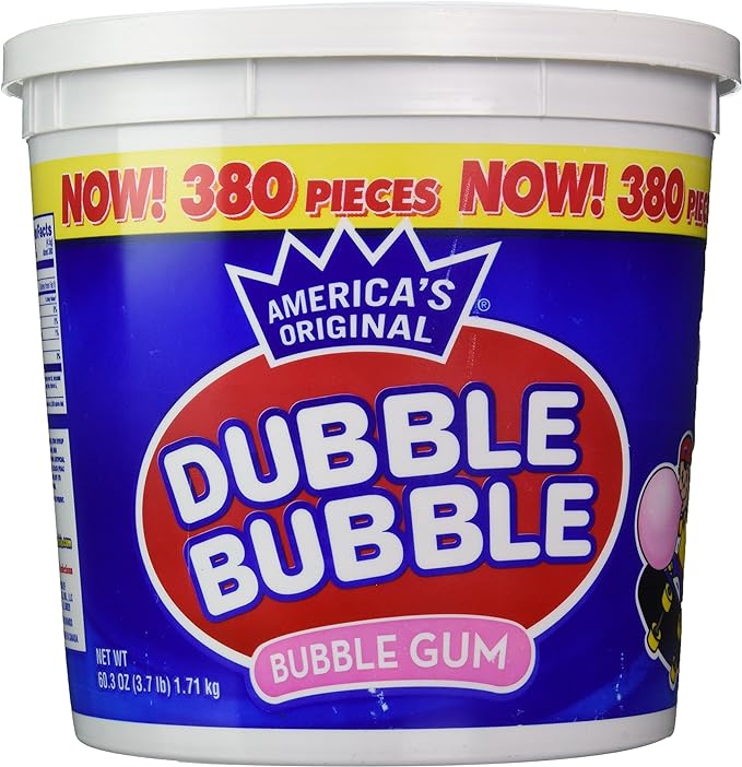 Dubble Bubble Bubble Gum 3.7 lbs