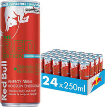 Load image into Gallery viewer, Red Bull Energy Drink, Watermelon, Sugarfree, 250ml (24pk)
