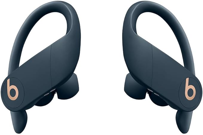 Powerbeats Pro Wireless Earphones - Apple H1 Headphone Chip, Class 1 Bluetooth, 9 Hours of Listening Time, Sweat Resistant Earbuds, Built-in Microphone - Navy