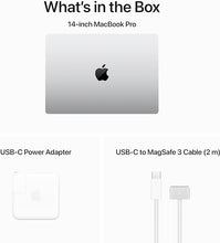 Load image into Gallery viewer, Apple 2023 MacBook Pro Laptop M3 chip with 8‑core CPU, 10‑core GPU: 14.2-inch Liquid Retina XDR Display, 8GB Unified Memory, 512GB SSD Storage. Works with iPhone/iPad; Silver, English
