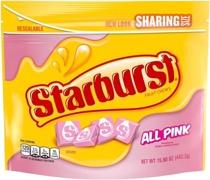 Starburst All Pink Fruit Chews 442g