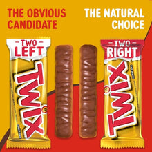 Load image into Gallery viewer, TWIX Caramel Singles Size Chocolate Cookie Bar Candy 1.79-Ounce Bar 36-Count Box
