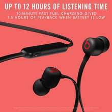 Load image into Gallery viewer, Beats Flex Wireless Earbuds Apple W1 Headphone Chip, Magnetic Earphones, Class 1 Bluetooth, 12 Hours of Listening Time, Built-in Microphone - Black
