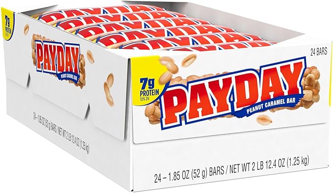 Hershey Pay Day Standard Size 24 Units, 1.25-Kilogram