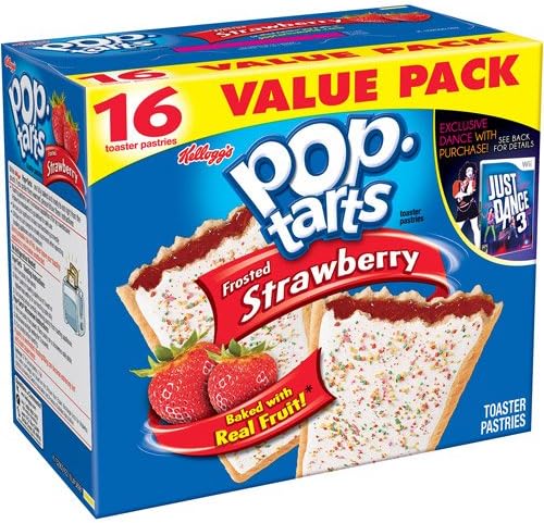 Kellogg's Pop-Tarts Frosted Strawberry, 16 ct