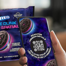 Load image into Gallery viewer, OREO, SPACE DUNK, Cosmic Creme With Popping Candy, LIMITED EDITION, Chocolate Sandwich Cookies, 303 g
