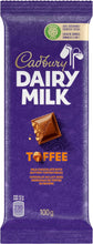 Load image into Gallery viewer, Cadbury Dairy Milk, Toffee, Milk Chocolate With Buttery Toffee Pieces, Chocolate Bar, 100 g
