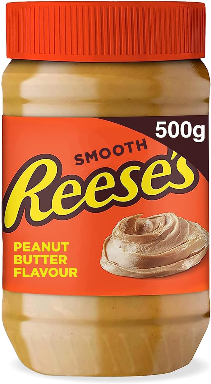 REESE'S Smooth Traditional Peanut Butter Spread, 500g Jar