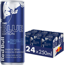 Load image into Gallery viewer, Red Bull Energy Drink, Blueberry, 250ml (24 pack)
