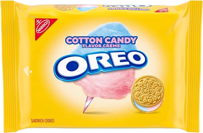 OREO Cotton Candy Sandwich Cookies, Limited Edition, 12.2 oz