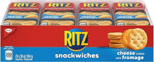 Load image into Gallery viewer, Ritz Cheese Sandwich Crackers, School Snacks, 38 g (Pack of 8)
