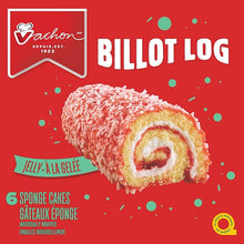 Load image into Gallery viewer, Vachon Jelly Logs Sponge Cakes with Layers of Jelly, Creamy Filling and Flavoured Coconut Sprinkles, Delicious Dessert and Snack, 6 Individually Wrapped Cakes, 288 Grams
