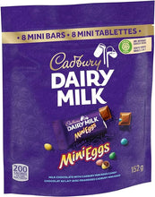 Load image into Gallery viewer, Cadbury Dairy Milk, Mini Eggs, Easter Chocolatey Candy Bars, Individually Wrapped, 152 g
