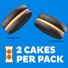 Load image into Gallery viewer, OREO Peanut Butter Creme Cakesters Soft Snack Cakes, 5-2.02 oz Snack Packs
