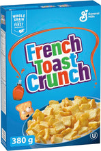 Load image into Gallery viewer, CINNAMON TOAST CRUNCH French Toast Crunch Cereal Box, Bursting with Syrup and Cinnamon Taste, 380 Grams Cereal Package
