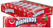 Load image into Gallery viewer, Airheads Candy Bars - Cherry - Pack of 36 Individually Wrapped Full-Size Bars - Non-Melting Chewy Treats
