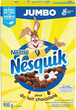 Load image into Gallery viewer, NESQUIK - JUMBO SIZE Chocolate Cereal Box, 900 Grams Package, Makes Milk Chocolatey
