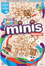 Load image into Gallery viewer, CINNAMON TOAST CRUNCH Minis Cereal Box, 349 Grams Package of Cereal, Cinnamon Flavour
