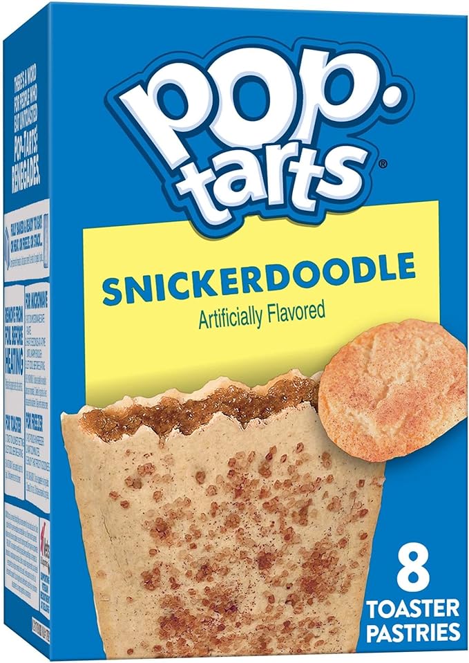 Pop-Tarts Toaster Pastries, Breakfast Foods, Kids Snacks, Snickerdoodle,