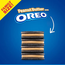 Load image into Gallery viewer, Oreo Peanut Butter Flavor Creme Chocolate Sandwich Cookies Family Size 482g (American Product)
