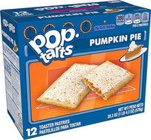 Load image into Gallery viewer, Pop-Tarts Breakfast Toaster Pastries, Frosted Pumpkin Pie Flavored, Limited Edition, 20.30 Oz
