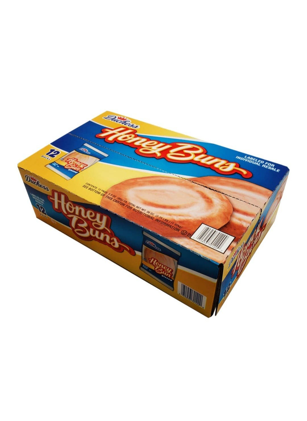 Duchess Honey Buns, 3 oz., 12CT